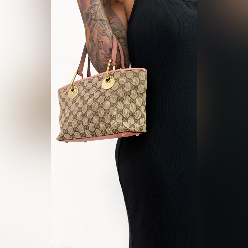 SOLD Gucci Monogram Mini Eclipse in Pink - Picture 10 of 10